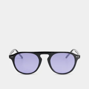 Violet Horizon Men’s Retro Aviator Sunglasses