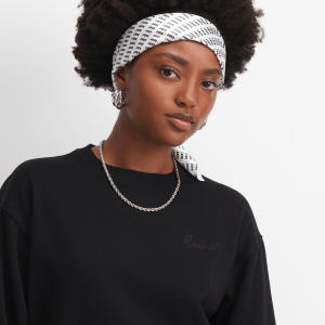 White Satin Square Bandana