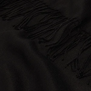 Women's Classic Black Cozy Scarf