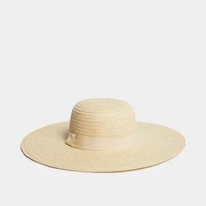 Sunlit Elegance Women’s Natural Straw Hat