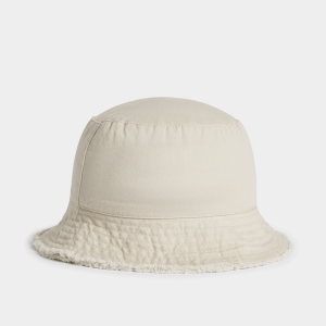 Boho Breeze Women’s Natural Fringe Bucket Hat
