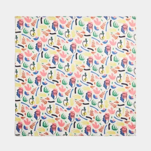 Unisex Vibrant Patterned Travel Scarf
