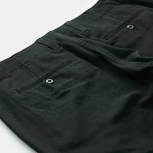 Tailored Fit Extended Tab Chino Pants – Jet Black