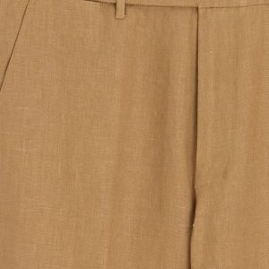 Extended Tab Linen Chino Pants – Mojave Gold